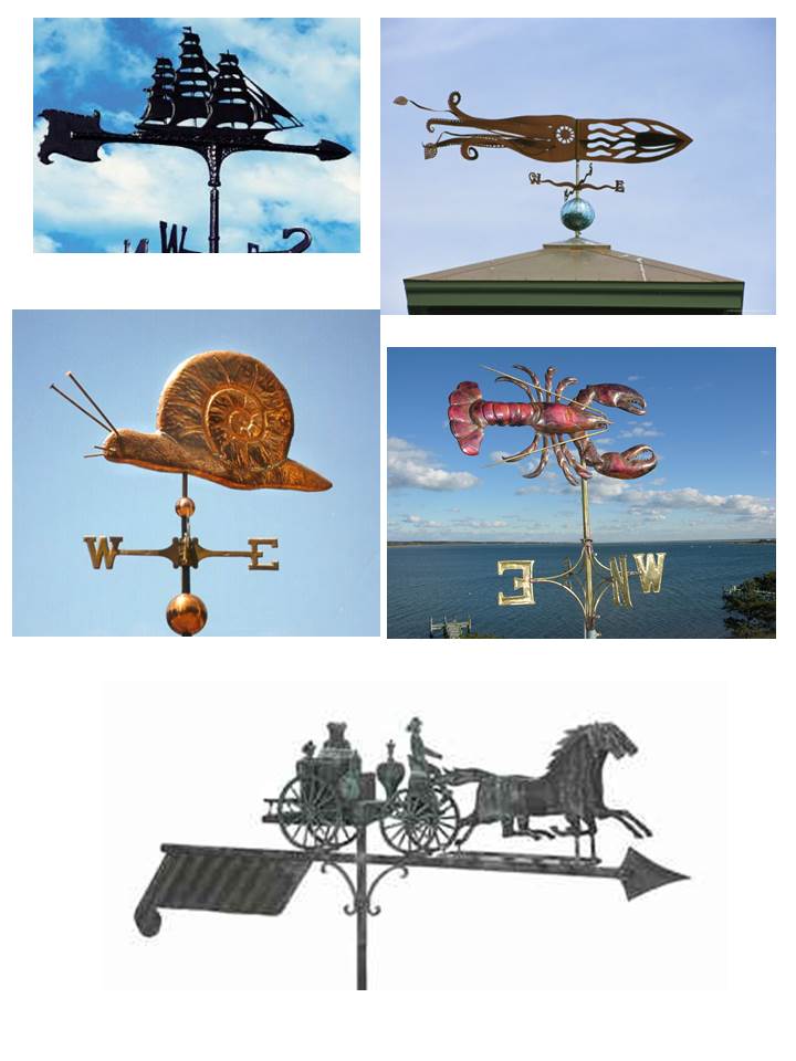 Colonial Quills Weathervane Colonial American Doppler