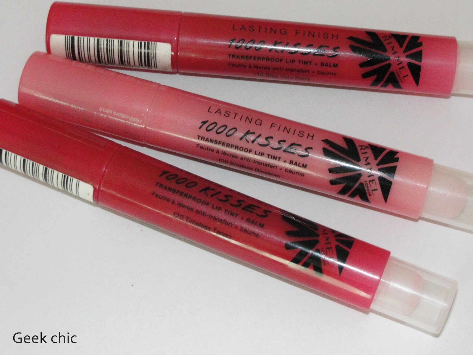 Be Chic Lip TintsRimmel London 1000 Kisses