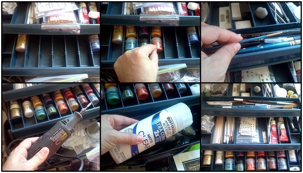 lou rollins miniatures portable paint