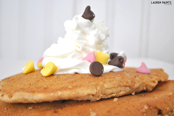 This awesome gluten-free, wheat-free, dairy-free, soy-free (but definitely not taste-free) chocolate chip, banana pancake recipe is so easy to make and SO delicious! This awesome gluten-free, wheat-free, dairy-free, soy-free (but definitely not taste-free) chocolate chip, banana pancake recipe is so easy to make and SO delicious!