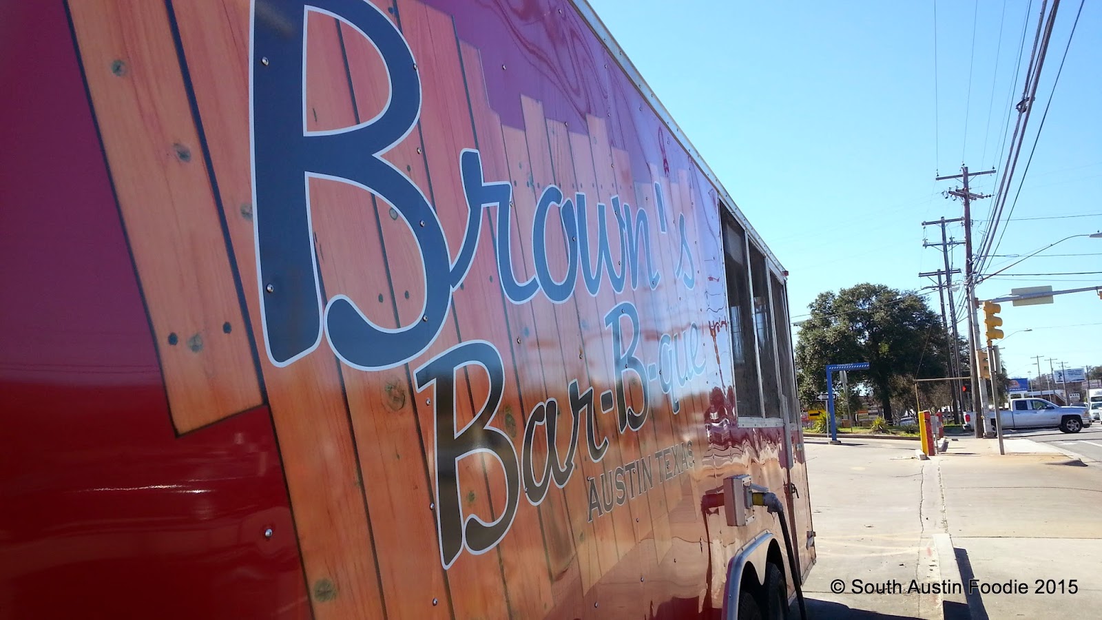 Brown's Bar-B-Que trailer 