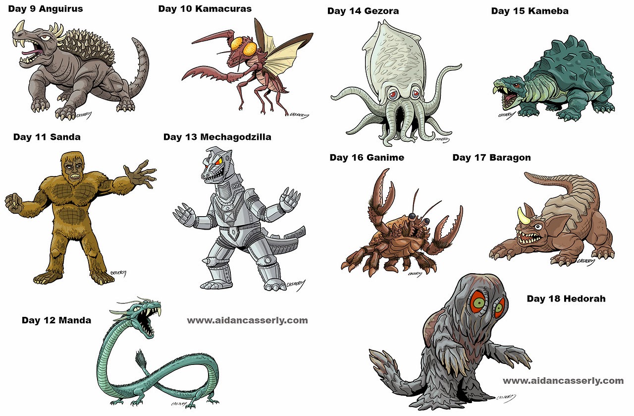 Calvin's Canadian Cave of Coolness: Kaiju Of The Day By Aidan Casserly