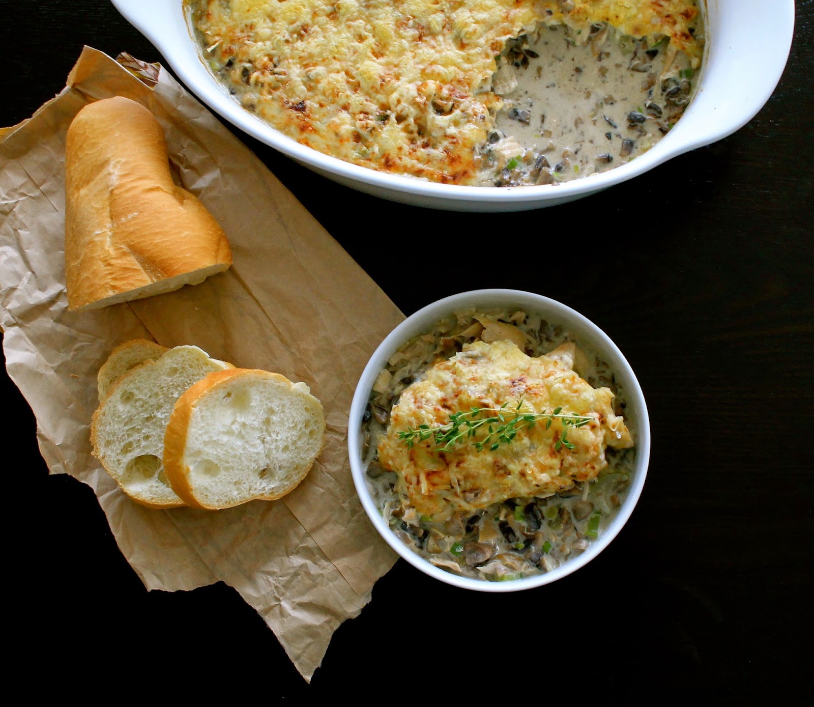 Gratin Forestier — Tartines et Champagne