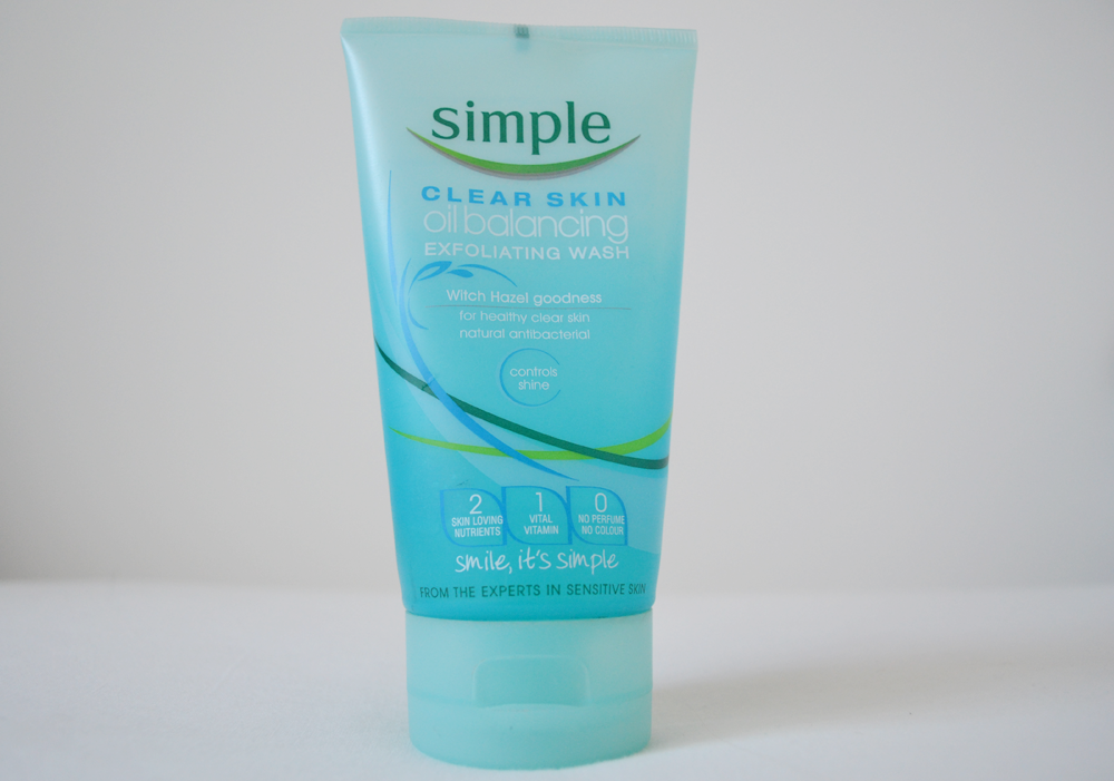 Simple Oil Balancing Exfoliating Wash Review // LUCYCOLE