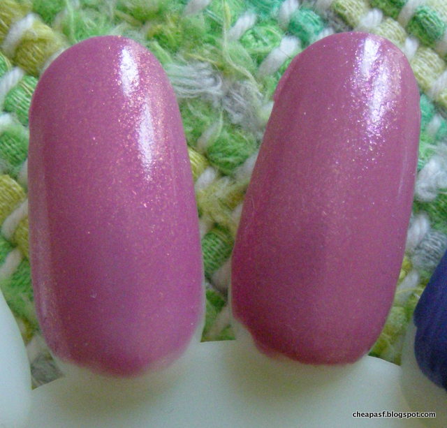 Preamp on the left, Vintage Violet on the right Preamp on the left, Vintage Violet on the right