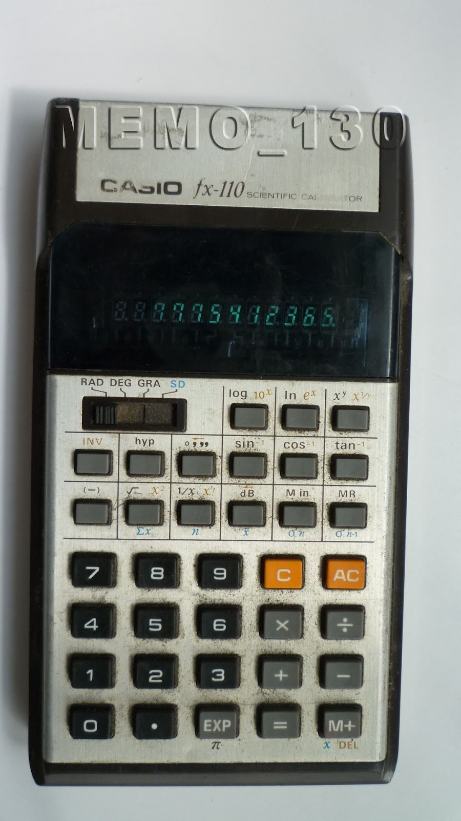 memoventas130 CALCULADORA CASIO FX110