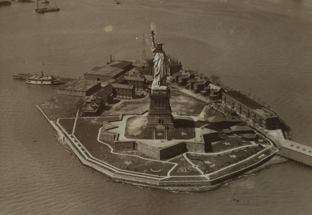 New York. Bedloe's Island [Statue of Liberty The Narrows, New York