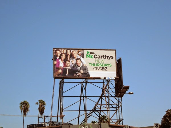 The McCarthys season 1 billboard Beverly Boulevard The McCarthys season 1 billboard