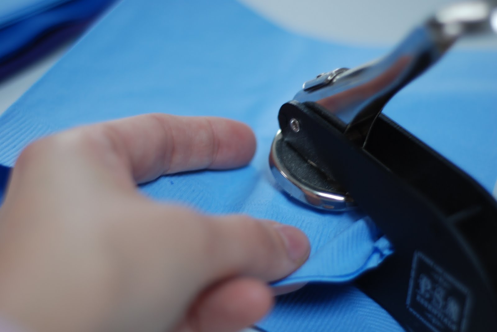 Creating Newport Weddings DIY Embossed Monogram Napkins