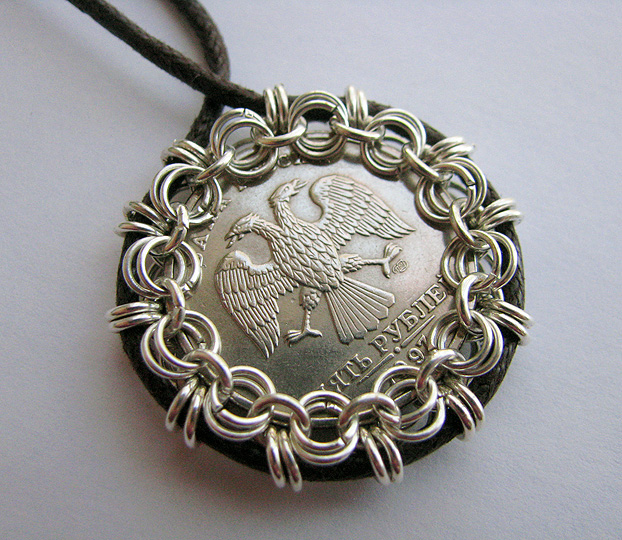 Artistic Life Chain Mail Bezel for Coins and More