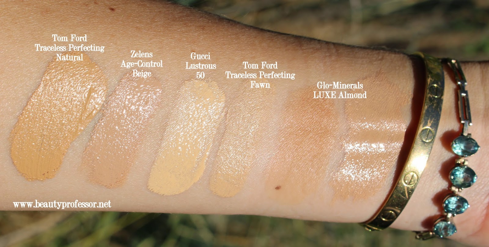 Glo Minerals Luxe Foundation Color Chart