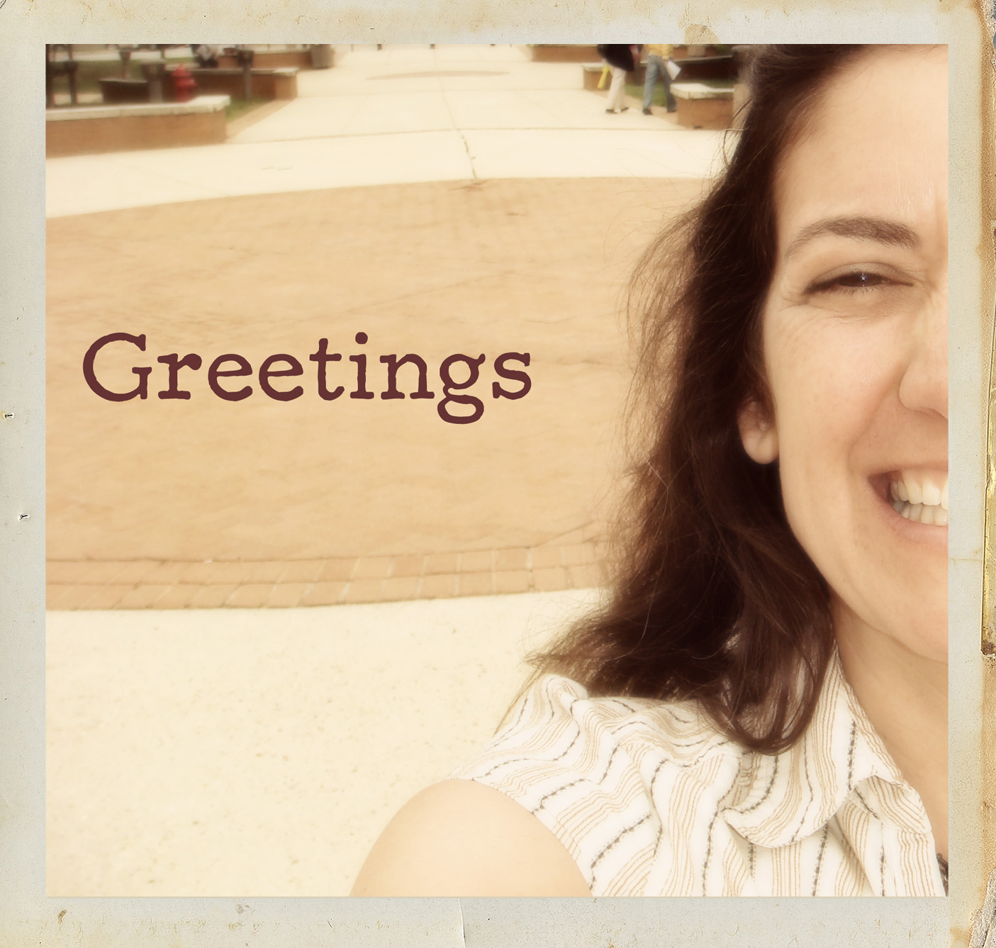 Upcycled Education Greeting students