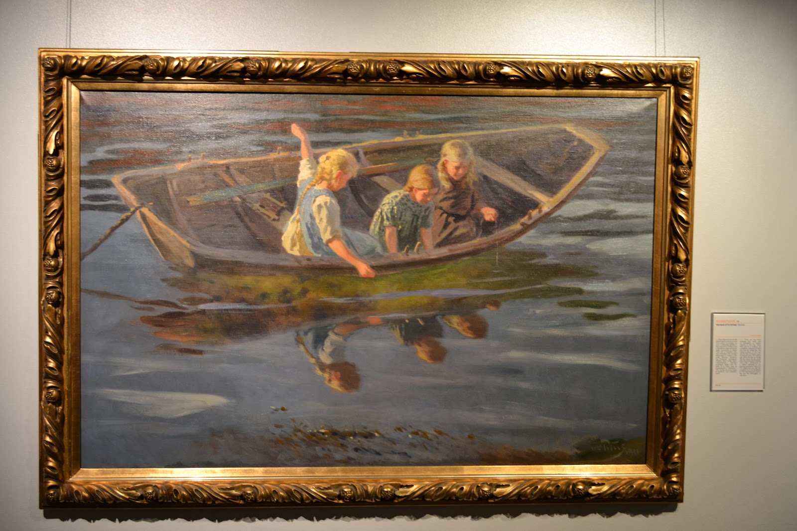 Beautiful painting related to marine displayed at the Norwegian Maritime Museum
