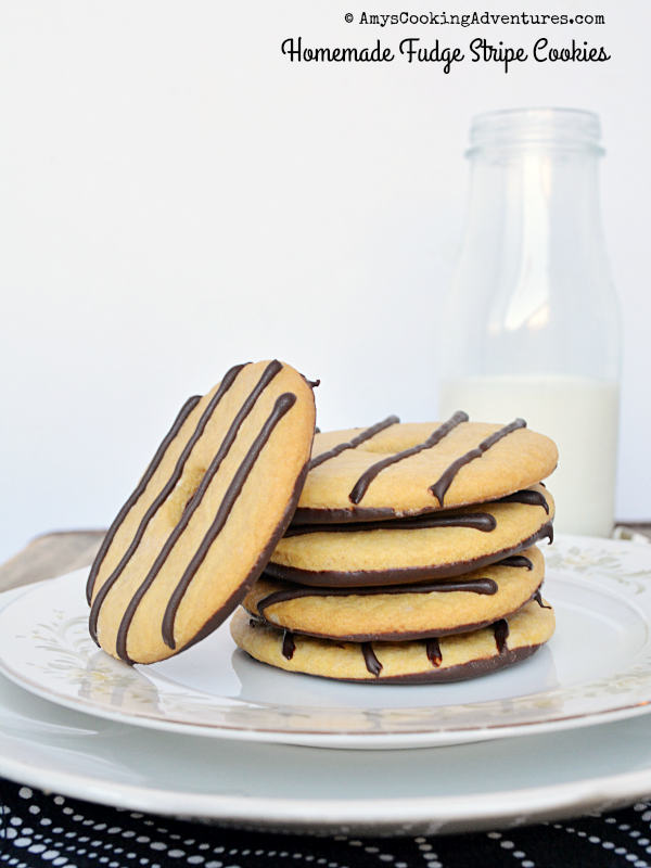 Homemade Fudge Stripe Cookies