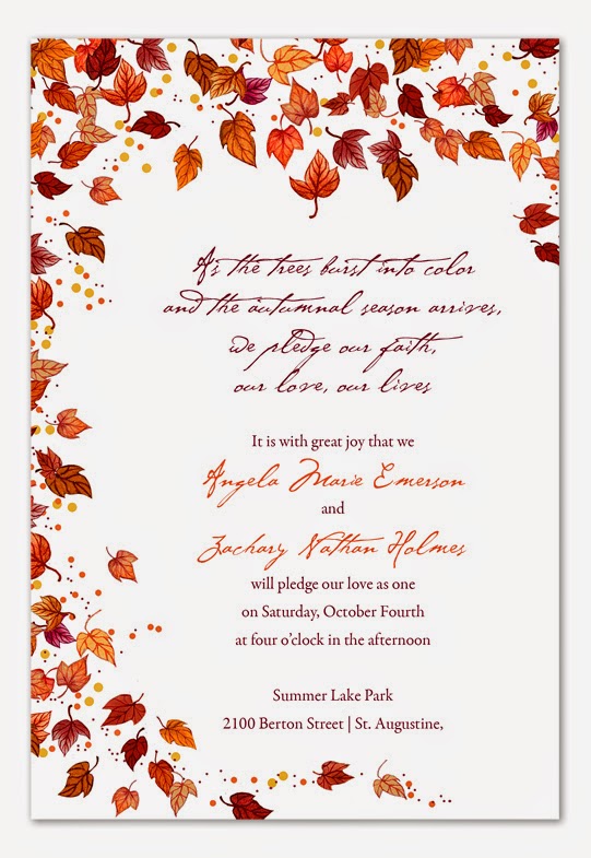 fall wedding invite wording fall wedding theme wedding stuff ideas fall wedding invite wording fall wedding theme wedding stuff ideas