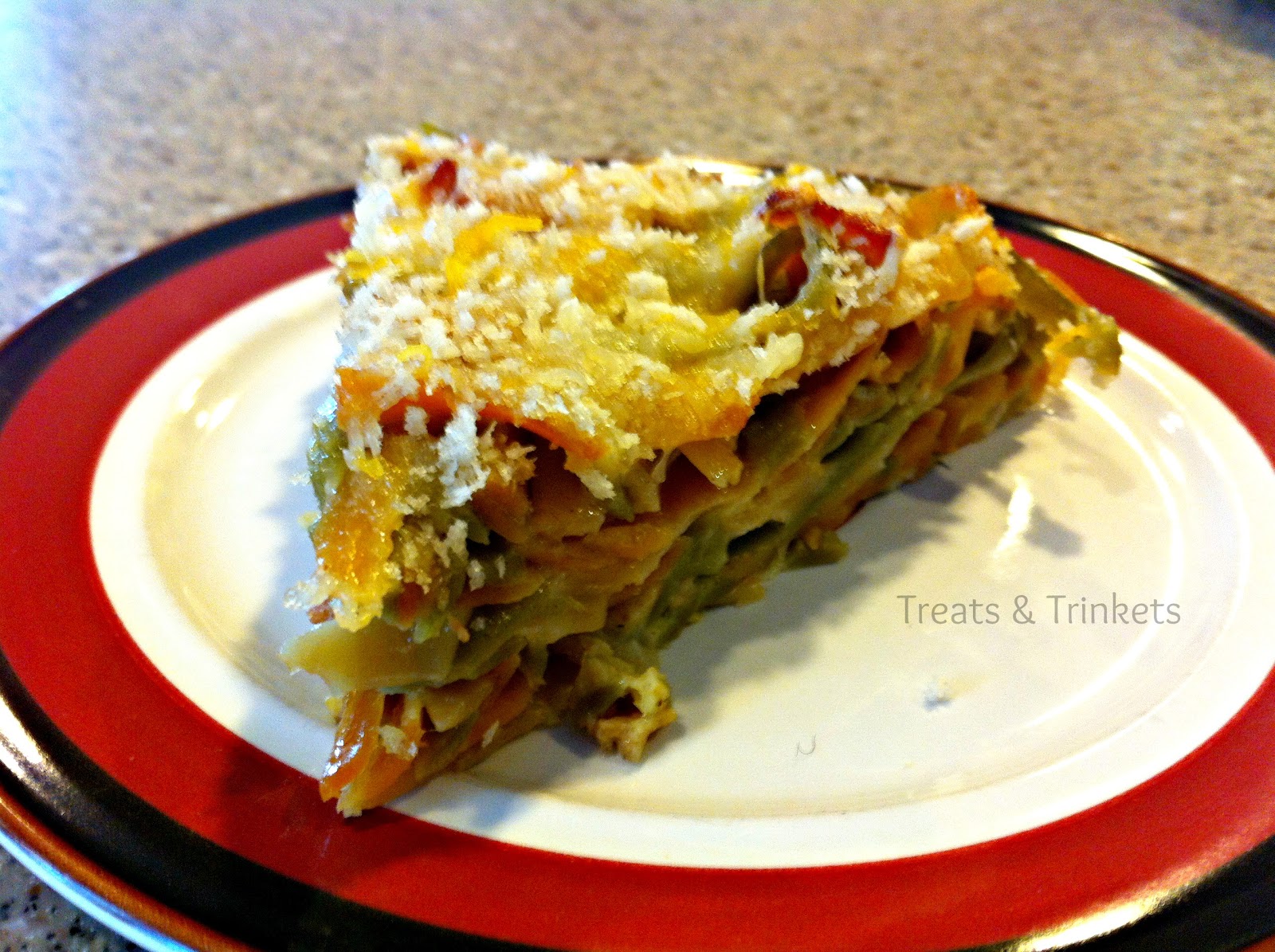 Treats & Trinkets Spaghetti and Egg Pie