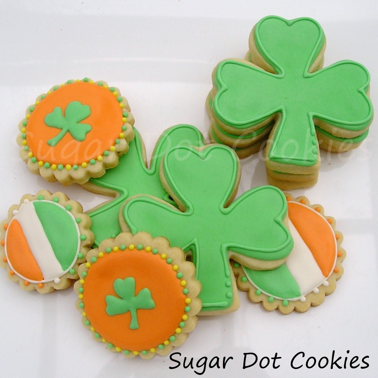 examples of st patricks day cookies