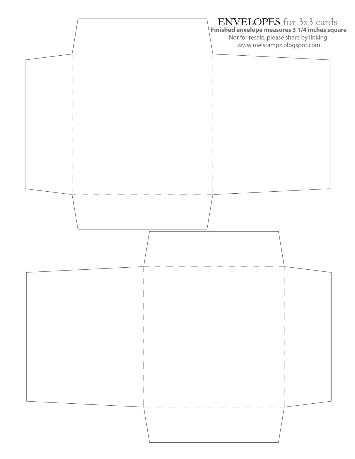 8.5 X 11 Envelope Template
