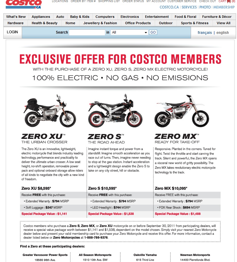 costco kids motorcycle