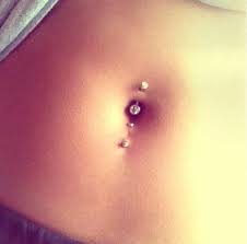 deep navel piercing