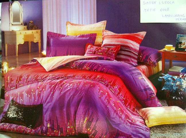 sprei saten motif lu gedung merah sprei lovina grosir sprei saten motif lu gedung merah sprei lovina grosir