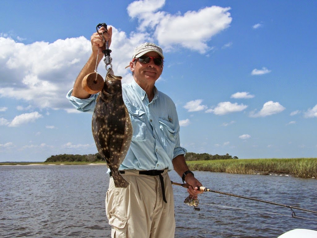 Amelia Island Fishing Reports Hard Fishing Nets a Big Flounder
