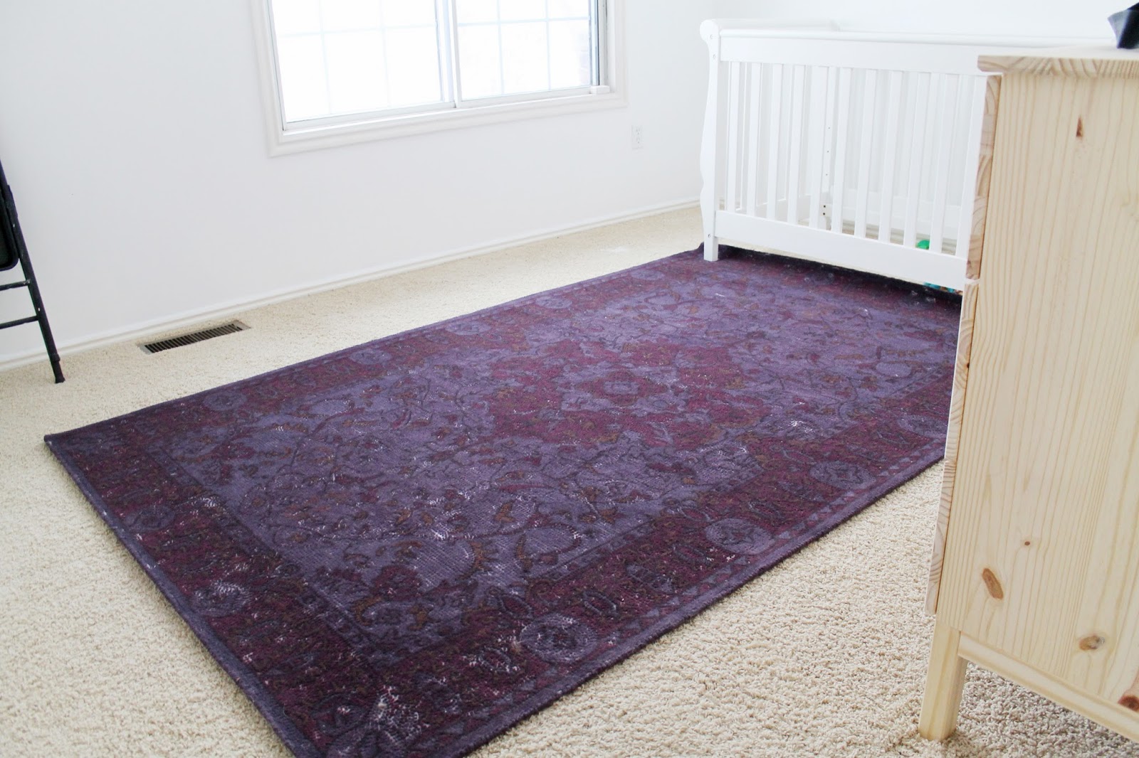 The Nursery Gets a Rug Chris Loves Julia