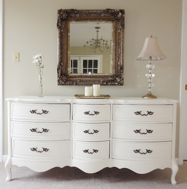 How To Paint Furniture: Great tutorial anyone can use to update old furniture!
