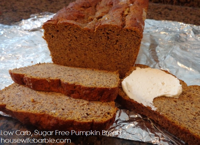 An American Housewife Healthy Flaxseed Pumpkin Bread (Low Carb and