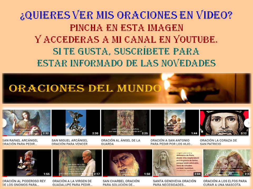 VISITA MI CANAL EN YOUTUBE