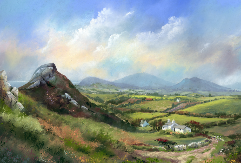 JennyKealArt Painting Rocks in Pastel