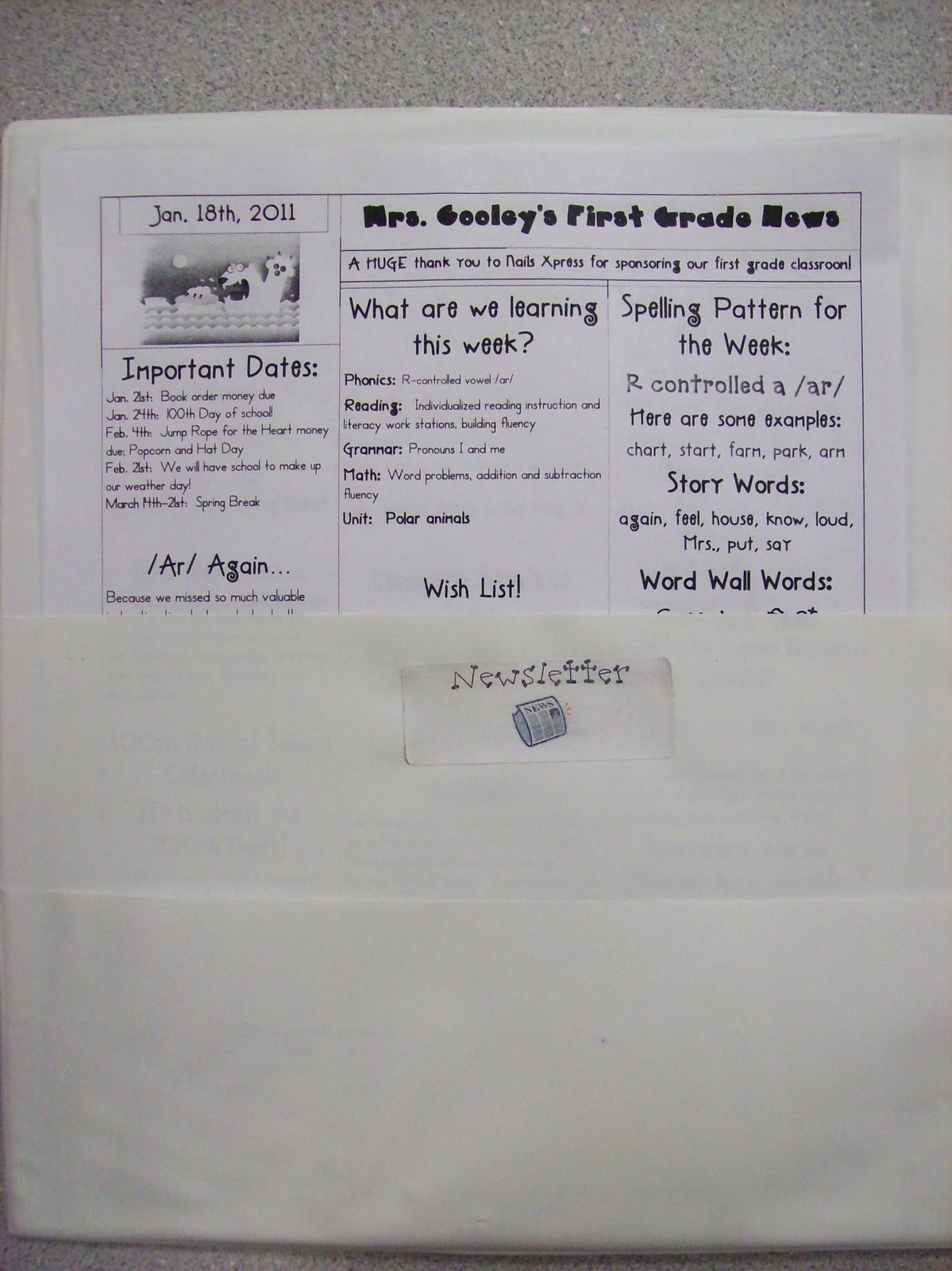 First Grader...at Last! Introducing the WOW Binder! It's WOW.