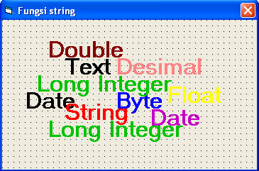 Fungsi String visual basic 6.0