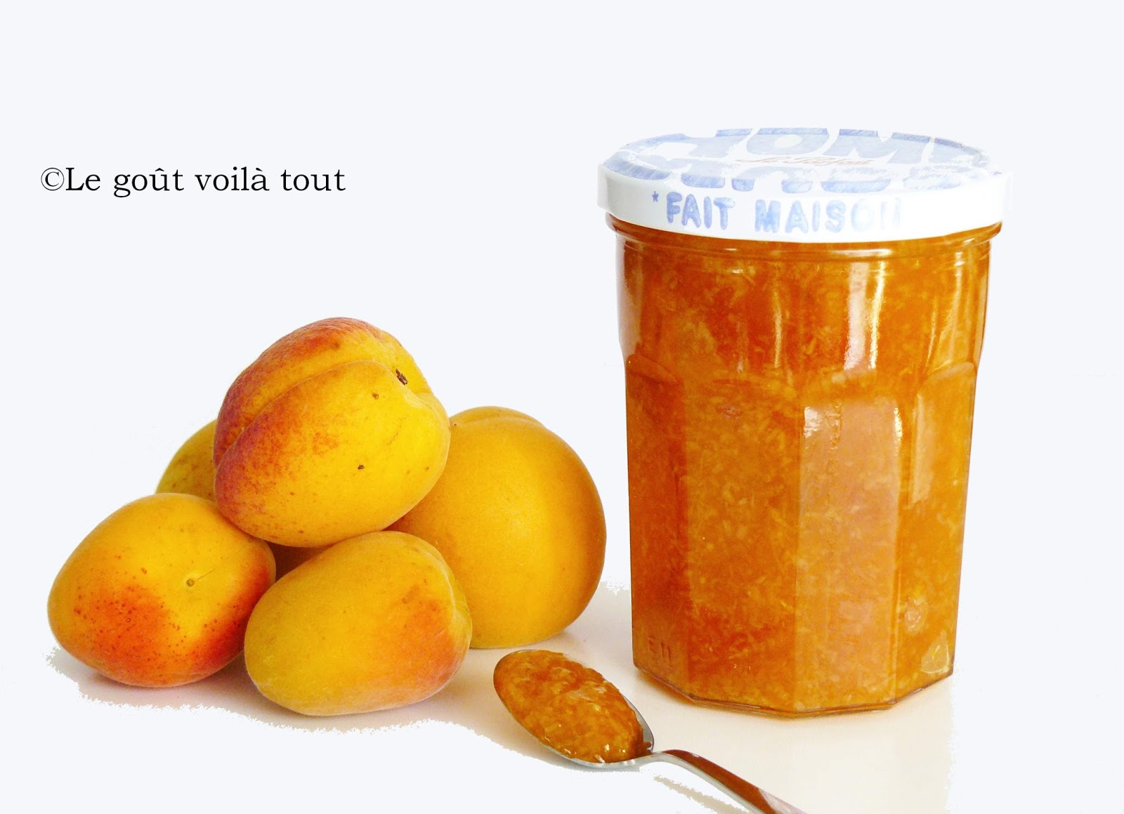 Le goût voilà tout Confiture d'abricots à la noix de coco