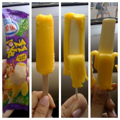 Peelable Banana Popsicles