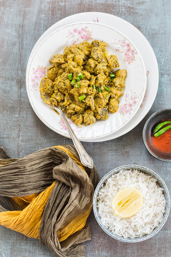 Mix and Stir Mushrooms in Mustard Sauce