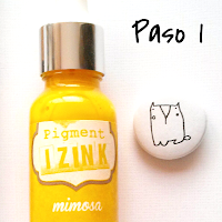 Tutorial Scrapbooking Pigment izink