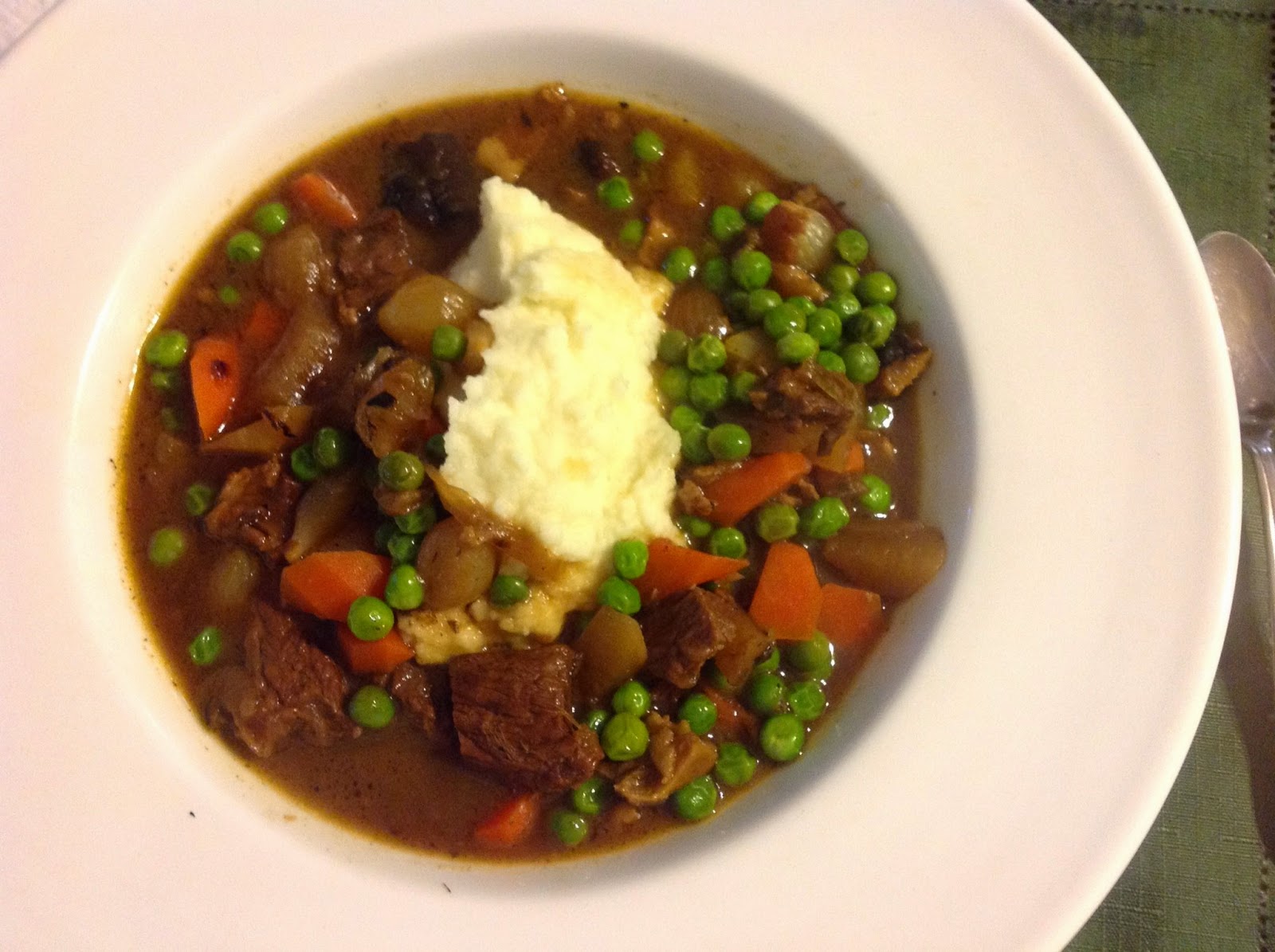 What's Cooking at the Teige's House? Beef Stew with Pearl Onions