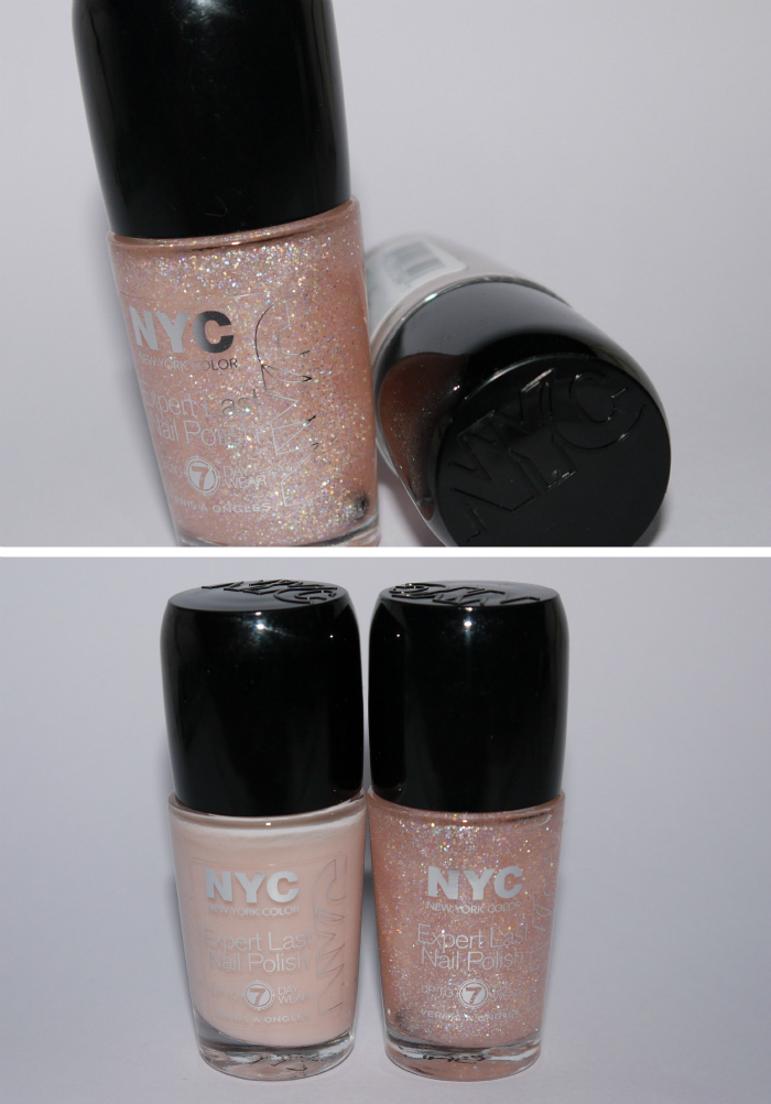 (left) NYC nail polish: Carrie'd Away, £2.49 at Superdrug (right) NYC nail