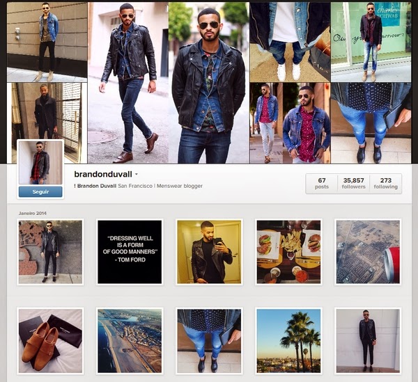 @brandonduvall Instagram Moda Masculina