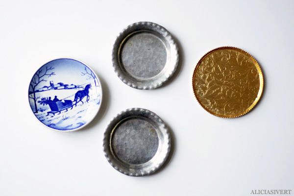 aliciasivert, alicia sivertsson, diy, remake, upcycle, återbruk, julklapp, do it yourself, snow globe, snowglobe, winter, christmas, holidays, snökula, snöglob, snölandskap, gör det själv, coasters