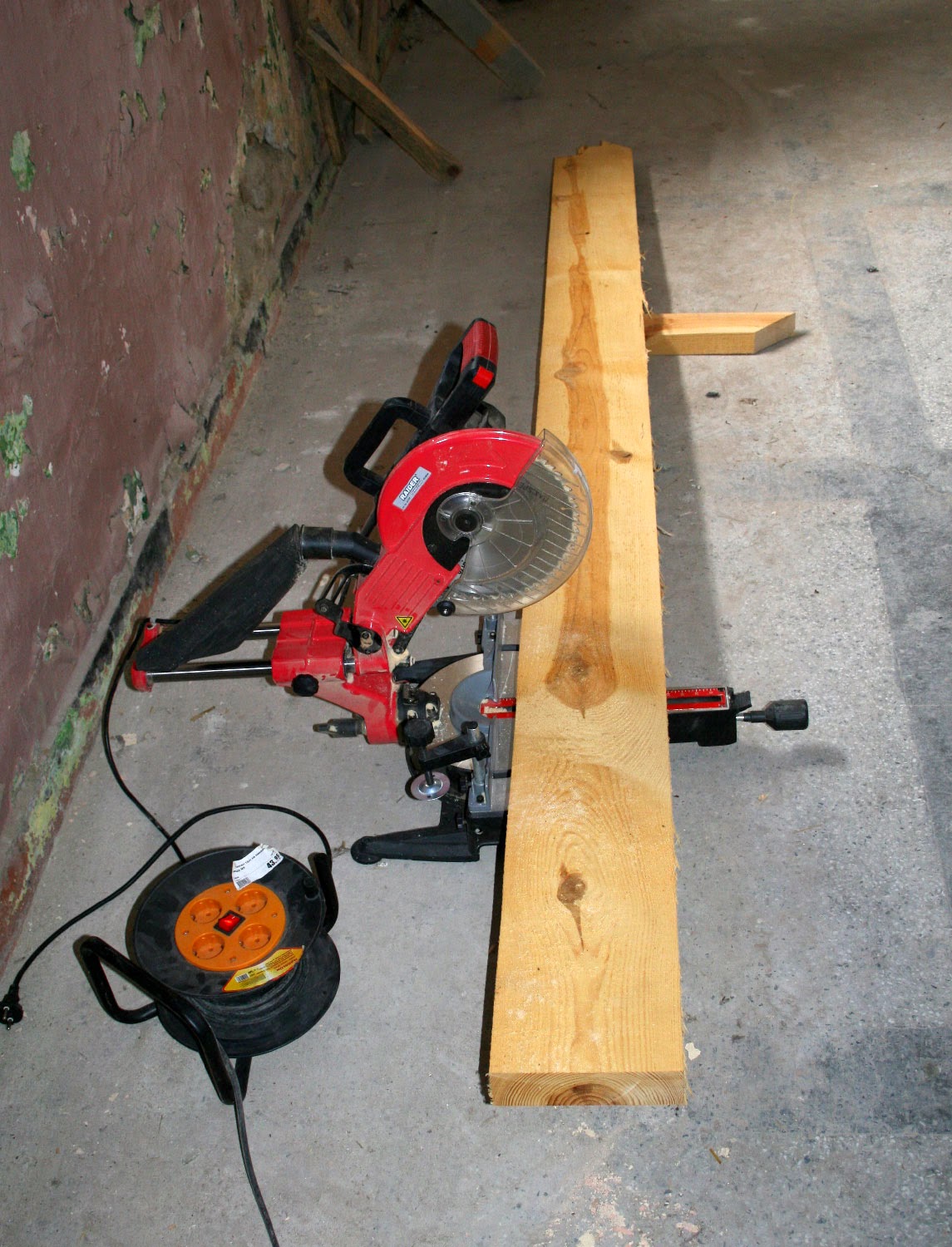 All set to start cutting All set to start cutting