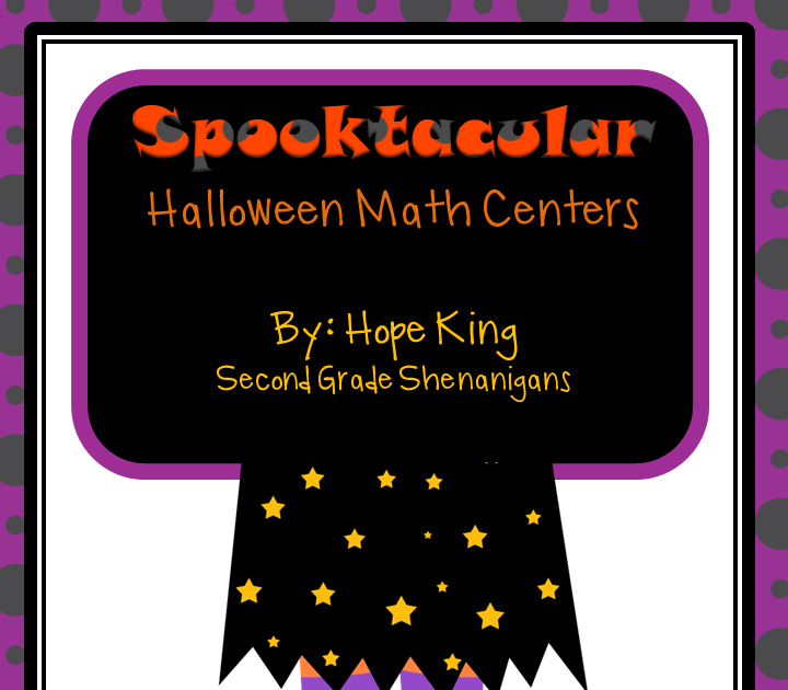 Elementary Shenanigans Spooktacular Math Centers