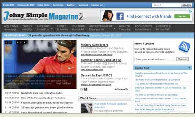 Johny Simple Magazine-2 Template Cara Gampang