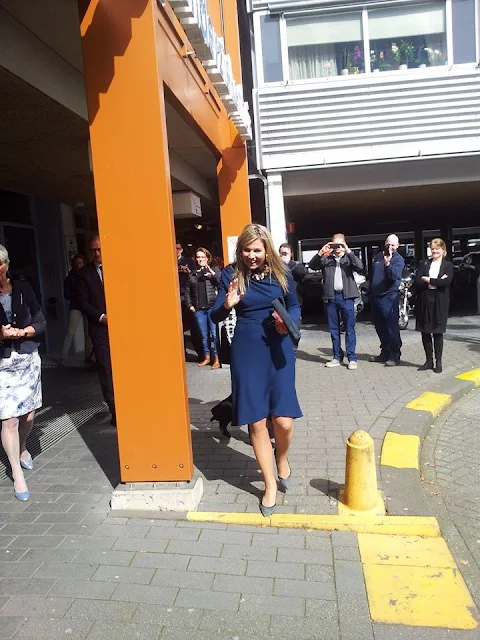 Queen Maxima of The Netherlands visited the Princess Maxima Center for pediatric oncology