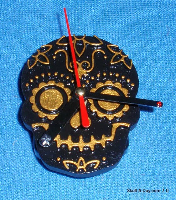 Super Skull Clock Saturday