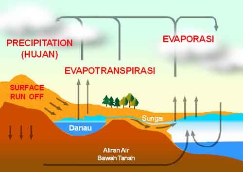 Pustakanet Dellas Macam Siklus Hidrologi Siklus Air Pendek Sedang Panjang Di Bumi