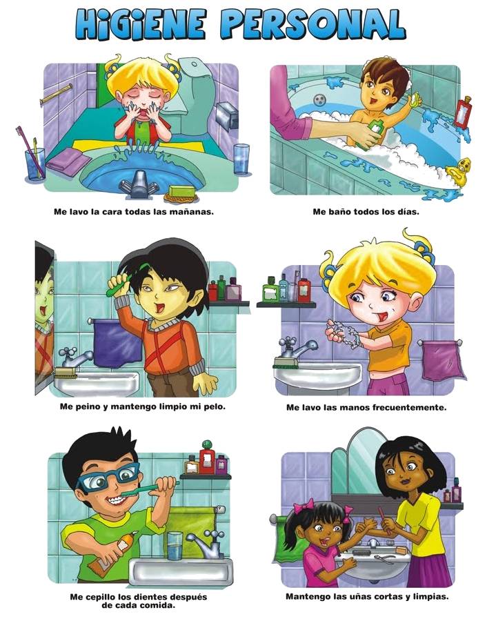 SALUD DE PRIMER PLATO: Recomendaciones para mantener la higiene personal.