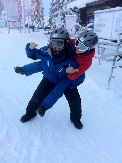 Finland, Snowboard, Couple