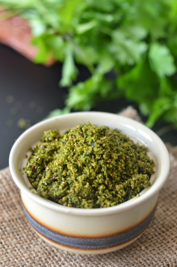 Palakkad Chamayal Kothamalli Podi/Coriander Leaves Powder